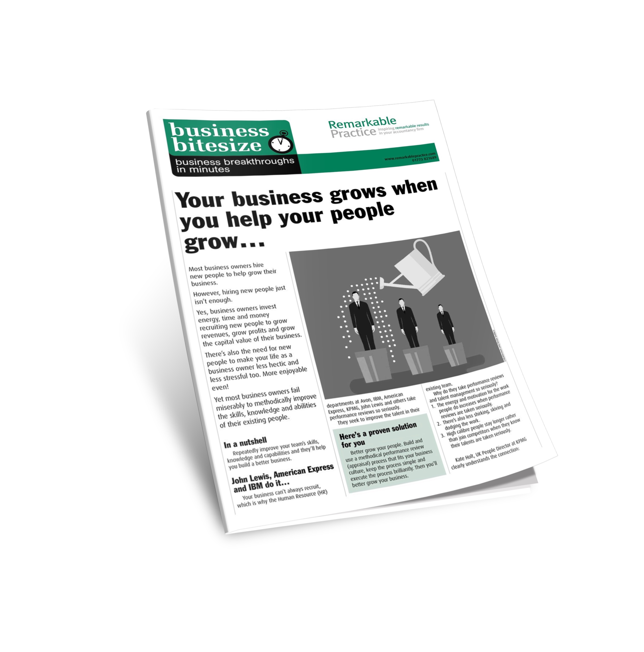 Your business grows when you help your people grow...